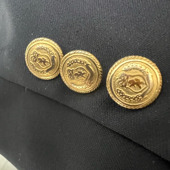 KASPER MENS FINE CLOTHING, SPORTS BLAZER SIZE 42S HAS GOLD BUTTONS 100% … - Picture 10 of 11